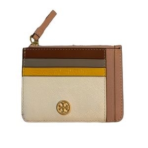 🎀 Tory Burch Robinson Color Block MultiCard Case